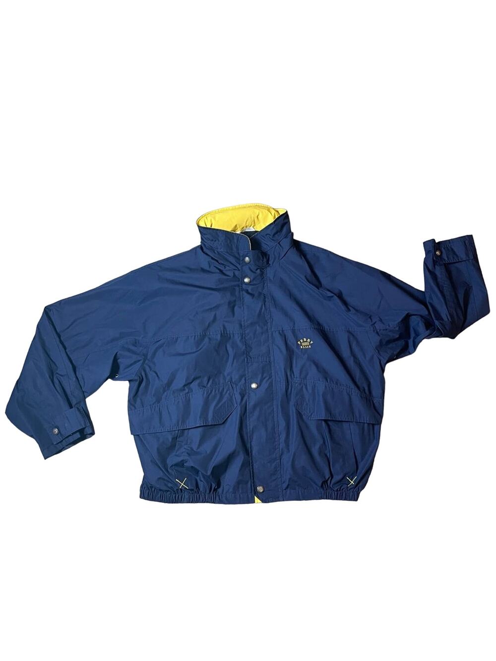 Perry Ellis Full Zip Hooded Windbreaker Mens Size XXL